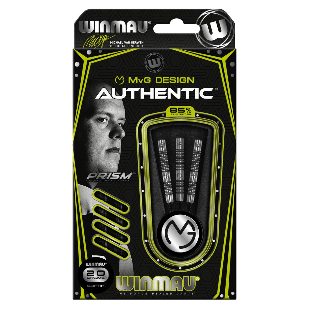 Winmau set strelica MvG Authentic 20g, 85% wolfram - Slika 4