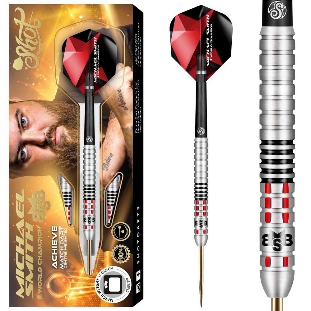Set strelica steel Shot Michael Smith Achieve 26g, 90% wolfram - Slika 2