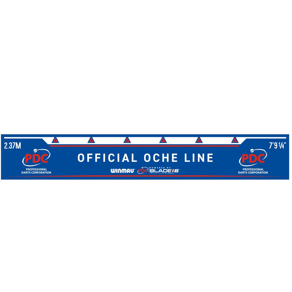 Winmau samolepljiva linija za gađanje, PDC logo