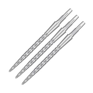 Vrhovi za strlice steel TARGET Swiss Point Storm Diamond 35mm, srebrni - 3kom.