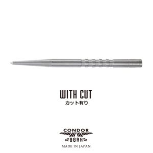 Vrhovi za strelice steel Condor Break Point sa žljebovima, srebrni, 42mm - 3kom