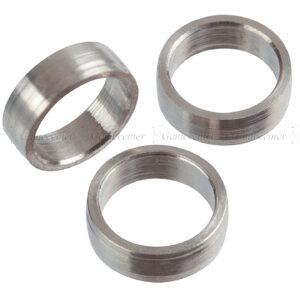 Prsteni za tela TARGET slot ring titanium, srebrni 3kom