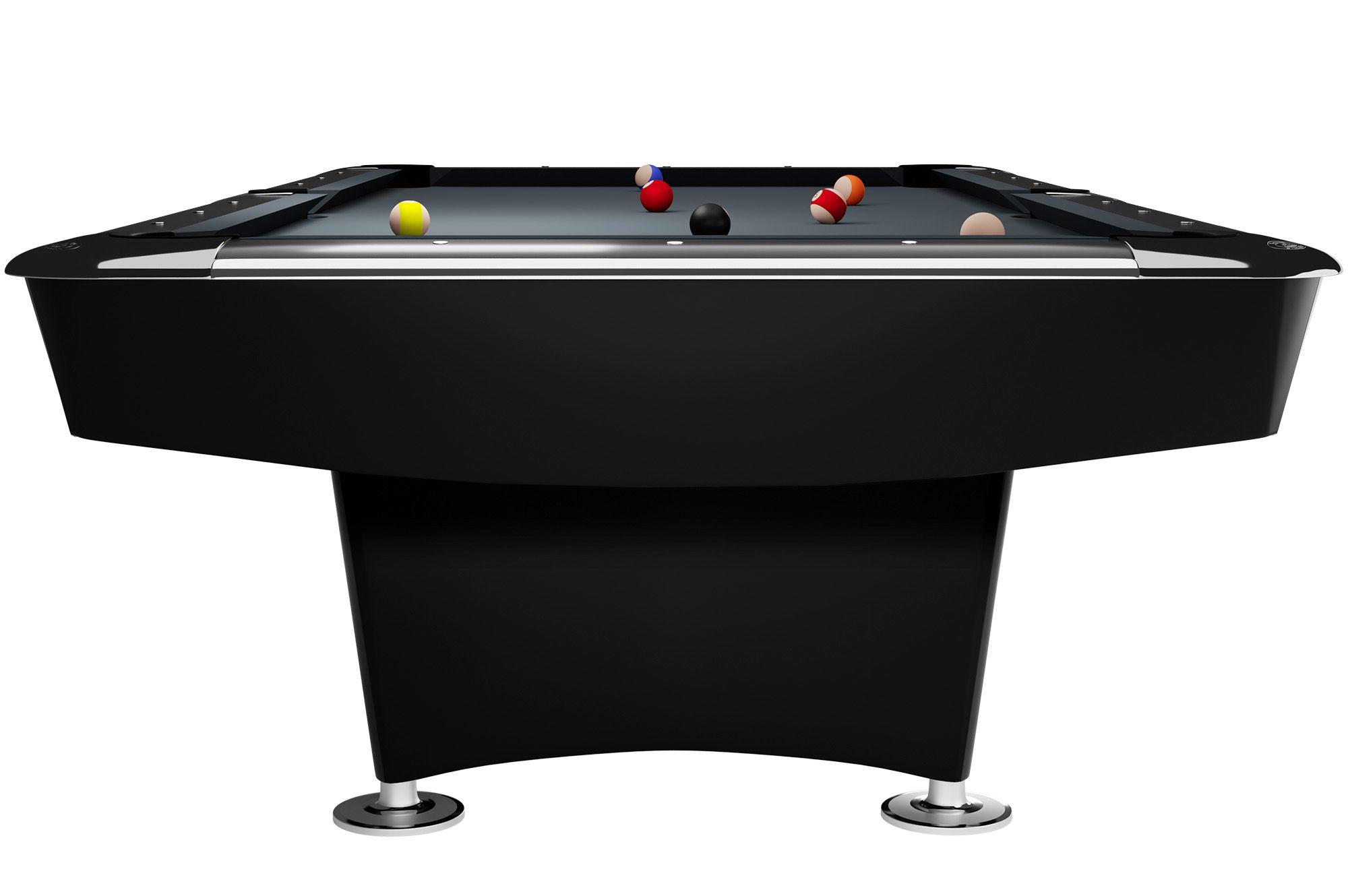 Turnirski bilijar sto Dynamic II 9ft, crni - Slika 2