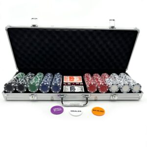 Poker set DICE 500kom. 11,5g, aluminijumski kofer
