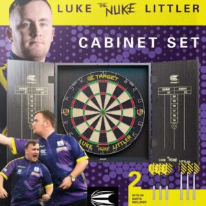 Pikado set Target Luke The Nuke Littler, tabla,ormar, 2 seta strelica