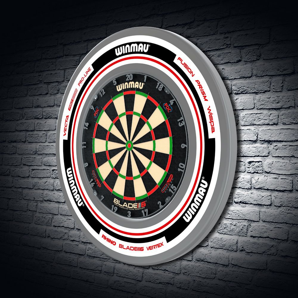 Okvir za pikado tablu Winmau Advance, belo-crveni - Slika 2