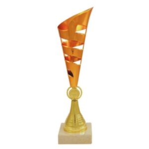 Pikado trofej bronzani, mermerna baza, visina 37,5cm