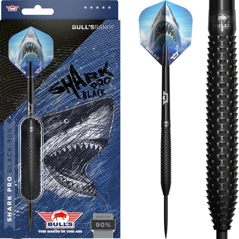 Set strelica steel Bull's Shark Pro Black 23g, 90% wolfram - Slika 2