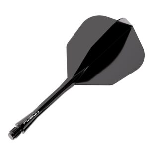 Integrisana pera i tela Winmau Fusion crna, standard No6 pera i intermediate tela