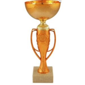 Pikado trofej sa drškom, mermerno postolje, bronzane boje, visina 29,5cm