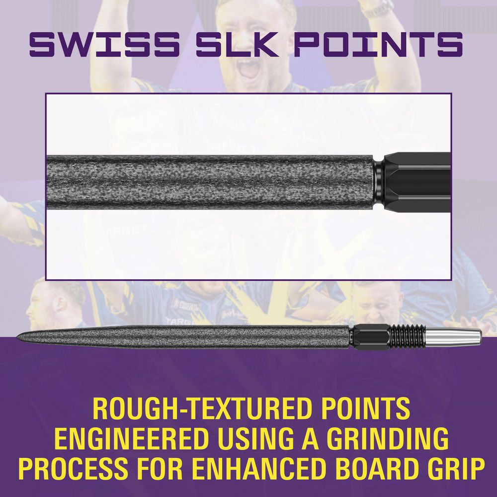 Vrhovi za strelice Target Swiss SLK crni, 42mm, 3kom - Slika 3