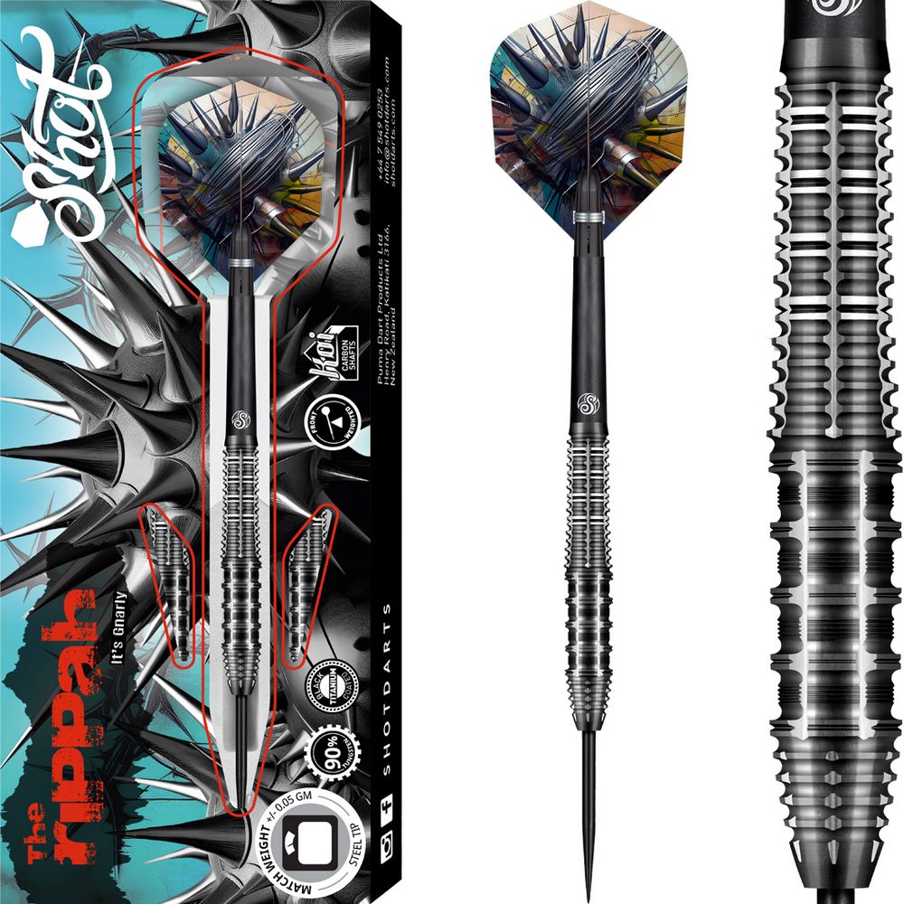 Set strelica steel Shot Gnarly Rippah 22g, 90% wolfram - Slika 2
