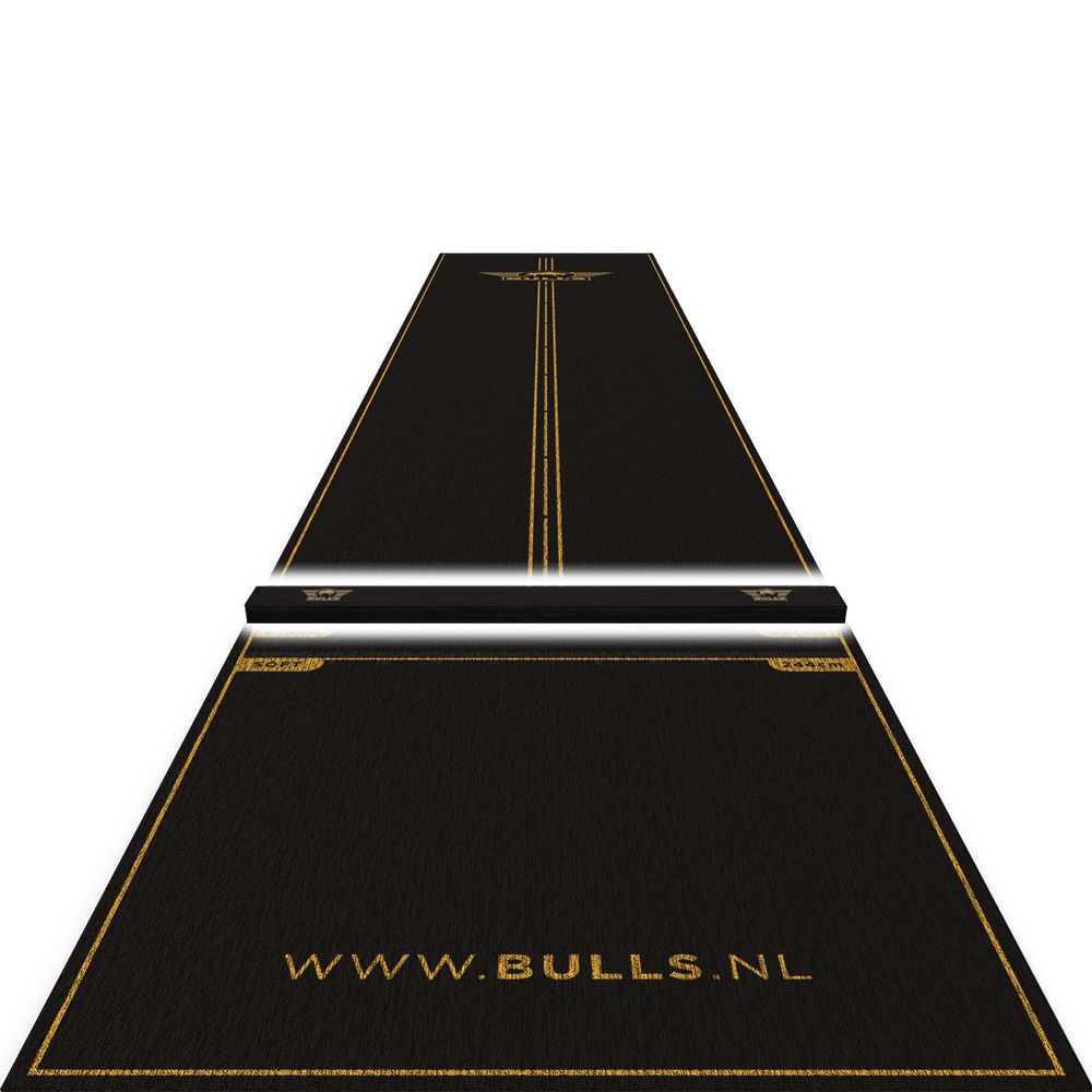 Podmetač za tablu Bull's Advantage sa startnom linijom 300x85cm, crno-narandžasti