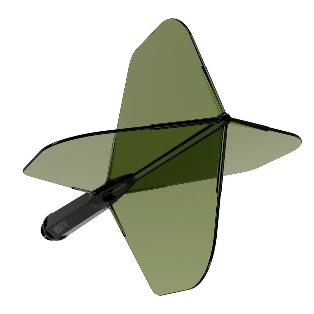 Pera i tela za strelice Cuesoul ROST 77 providno zelena, Big Standard Wing pera i intermediate tela - Slika 3