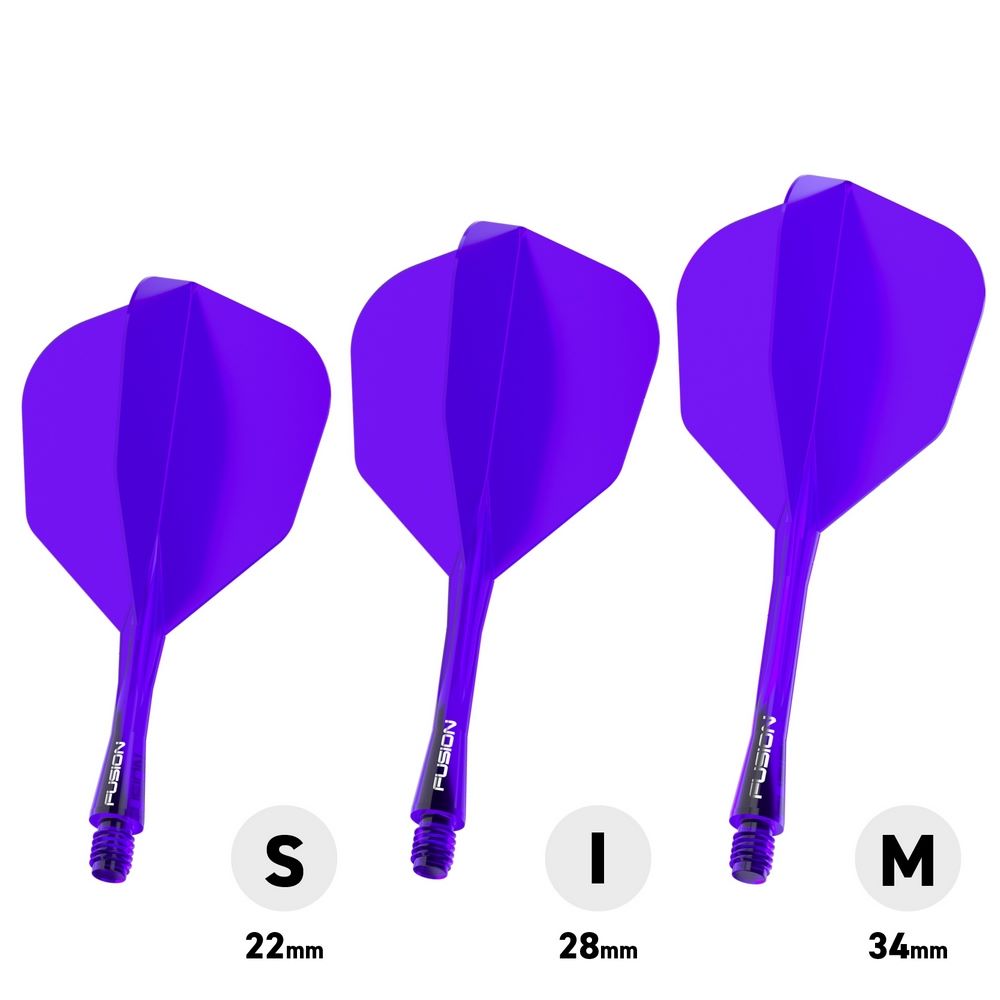 Integrisana pera i tela Winmau Fusion ljubičasta, No6 pero i intermediate telo - Slika 4