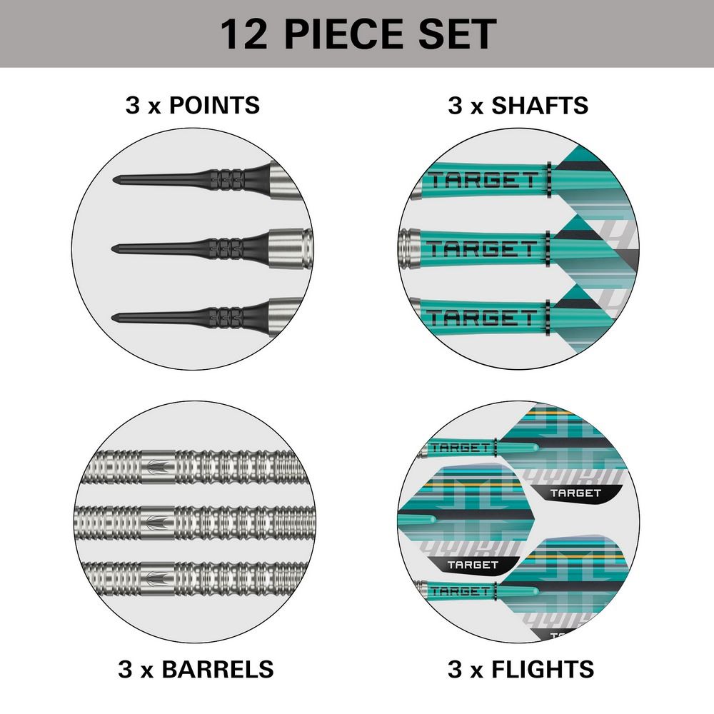 Set strelica soft Target Hydro 12 18g 90% wolfram - Slika 6