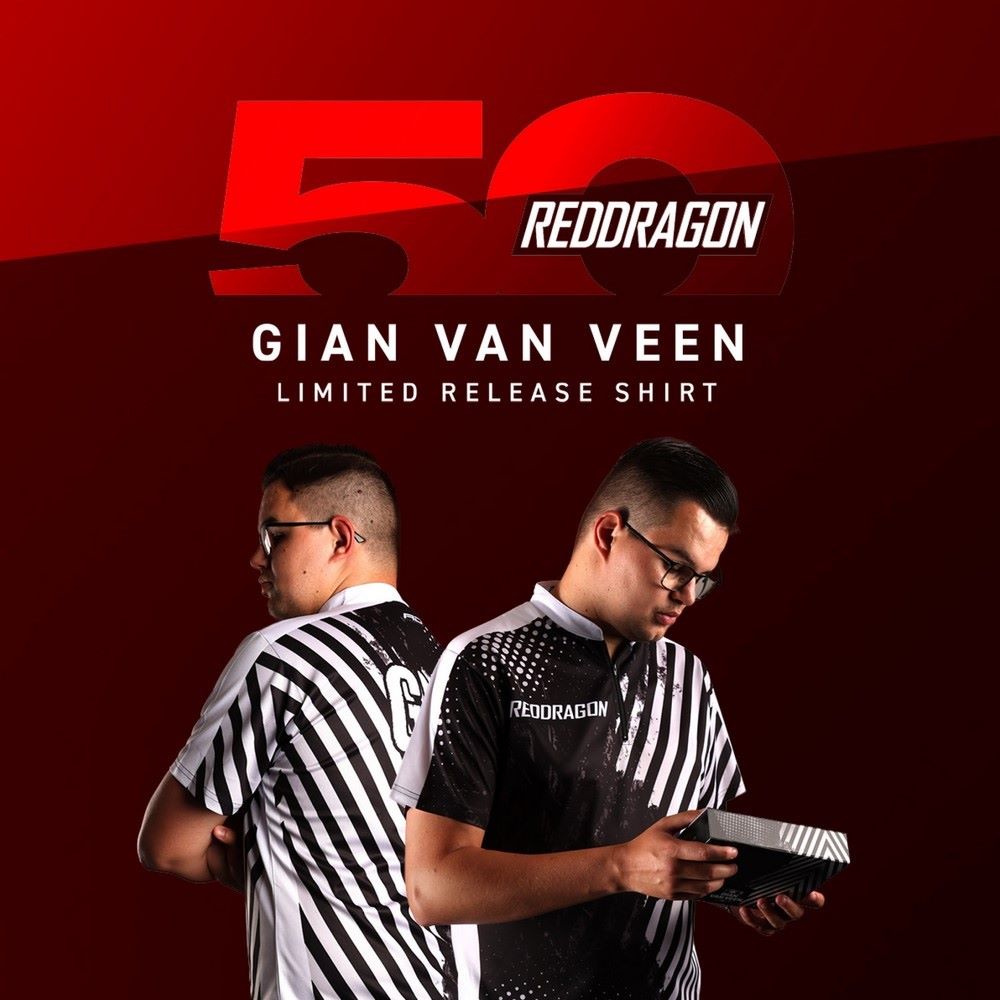 Majica Red Dragon 50 Year Limited Edition, Gian Van Veen – veličina XL - Slika 3