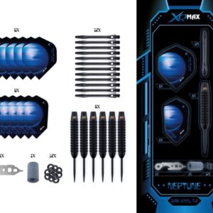 Set strelica steel XQ Max Neptune Dual 22g brass, 2 seta