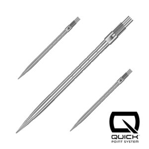 Vrhovi Harrows Quick Point Micro Grip srebrni, 40mm - 3kom