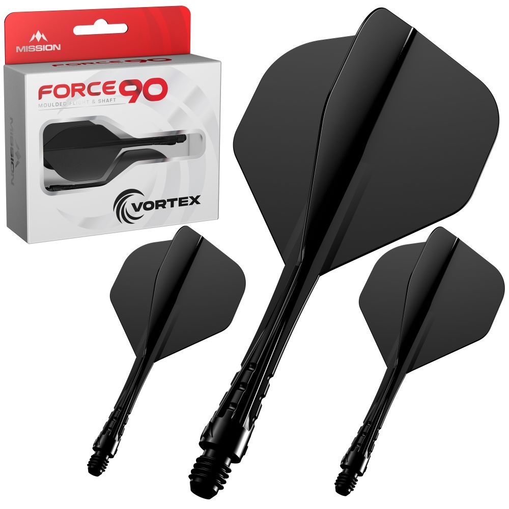 Pikado pera i tela Mission Force 90 Vortex crna, No2 pera i short tela - Slika 3