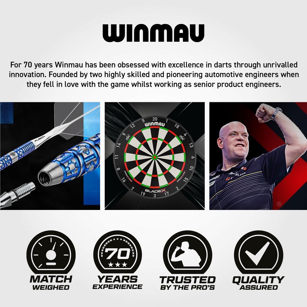 Okvir za pikado tablu Winmau Blade X crni - Slika 9
