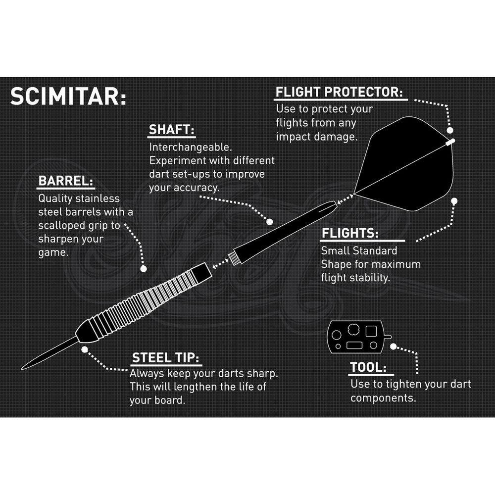 Set strelica steel Shot Value Range Scimitar 24g nerđajući čelik - Slika 5