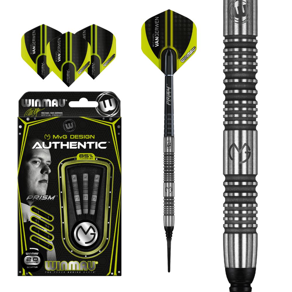 Winmau set strelica MvG Authentic 20g, 85% wolfram - Slika 2