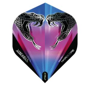 Pera za strelice RedDragon Hardcore Snake Translucent crna