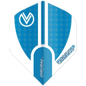 Pikado pera Winmau PRISM ALPHA Vincent Van Der Voort plavo bela