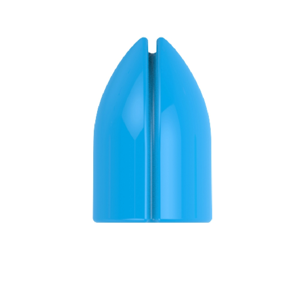 Prsteni za tela L-Style Shell Lock Ring,plastični,plavi 6kom.