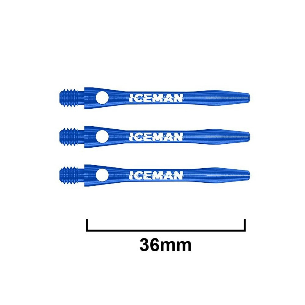Tela strelica RedDragon Iceman Aluminium plava,short, 36mm