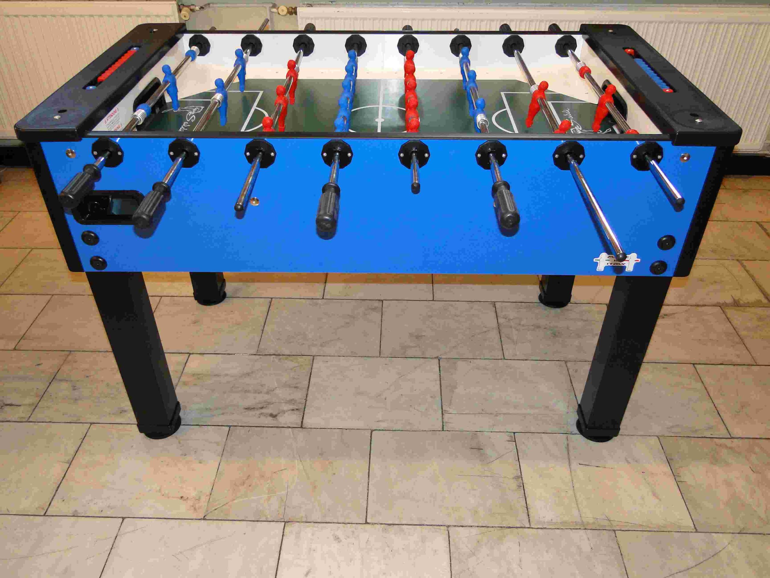 Stoni fudbal SARDI HOME ATLANTIS LUX plavi 5ft,peskareno staklo