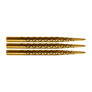 Vrhovi za strelice Shot steel Warrior Gold Titanium 35mm - 3kom