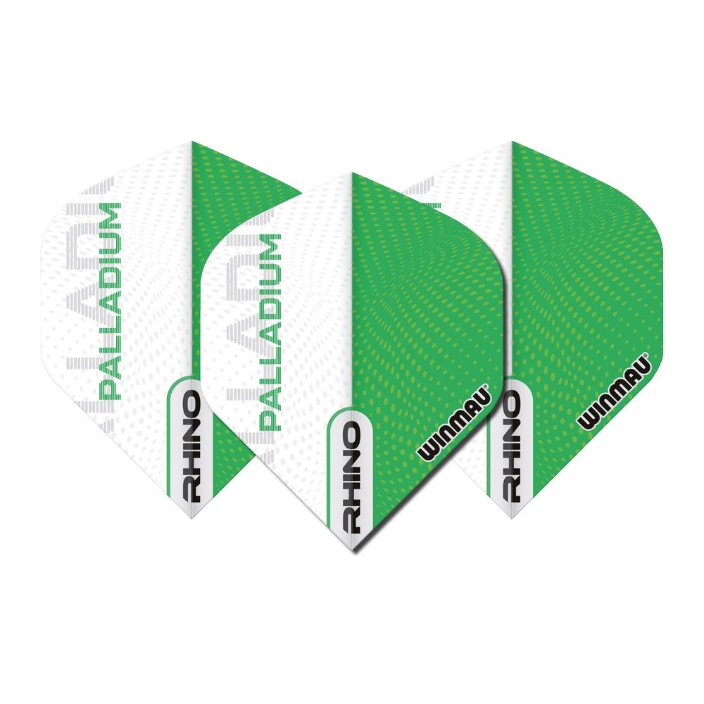 Pera za strelice Winmau Rhino Palladium zeleno-bela