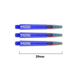 Tela za strelice Red Dragon Nitro Ionic plastična plava sa aluminijumskim vrhom, intermediate, 39mm