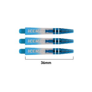 Tela za strelice Red Dragon Gerwyn Price Iceman Nitro Ionic plastična plava ,short, 36mm