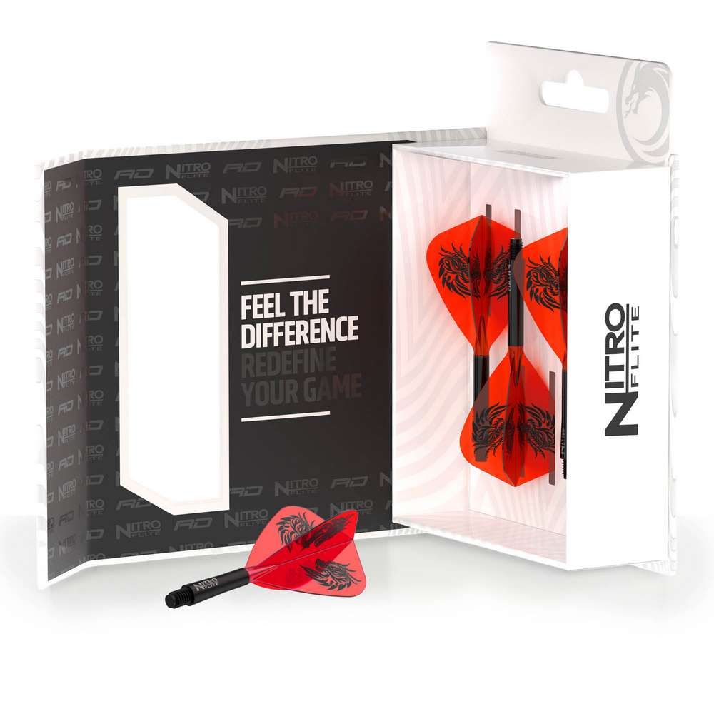 Integrisana pera i tela Red Dragon Nitro Flite Jonny Clayton, Kite pera i intermediate tela - Slika 5