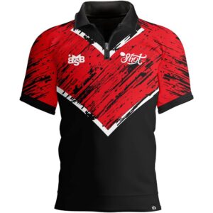 Pikado majica Shot Michael Smith Red Strip L veličina