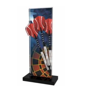 Pikado trofej, pikado strelice, akrilni